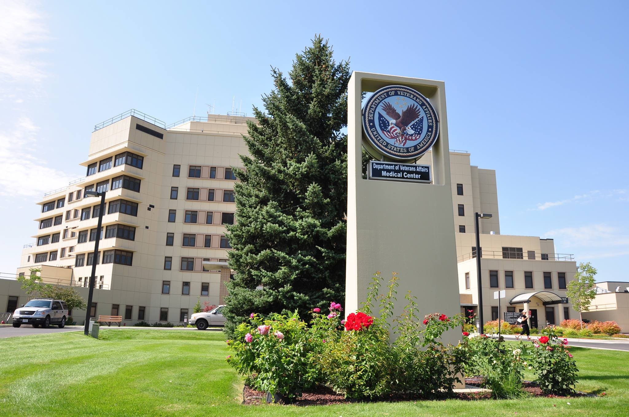 Photo of the VA Mann-Grandstaff Hospital in Spokane, Washington.