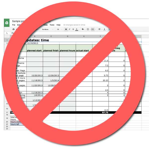 Say No To Spreadsheets